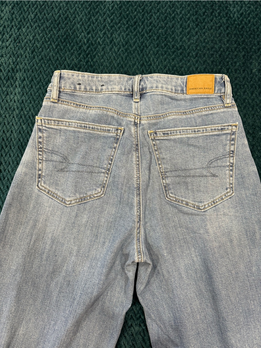 AE Dreamy Drape Super High-Waisted Baggy Wide-Leg Jean - Picture 6 of 8